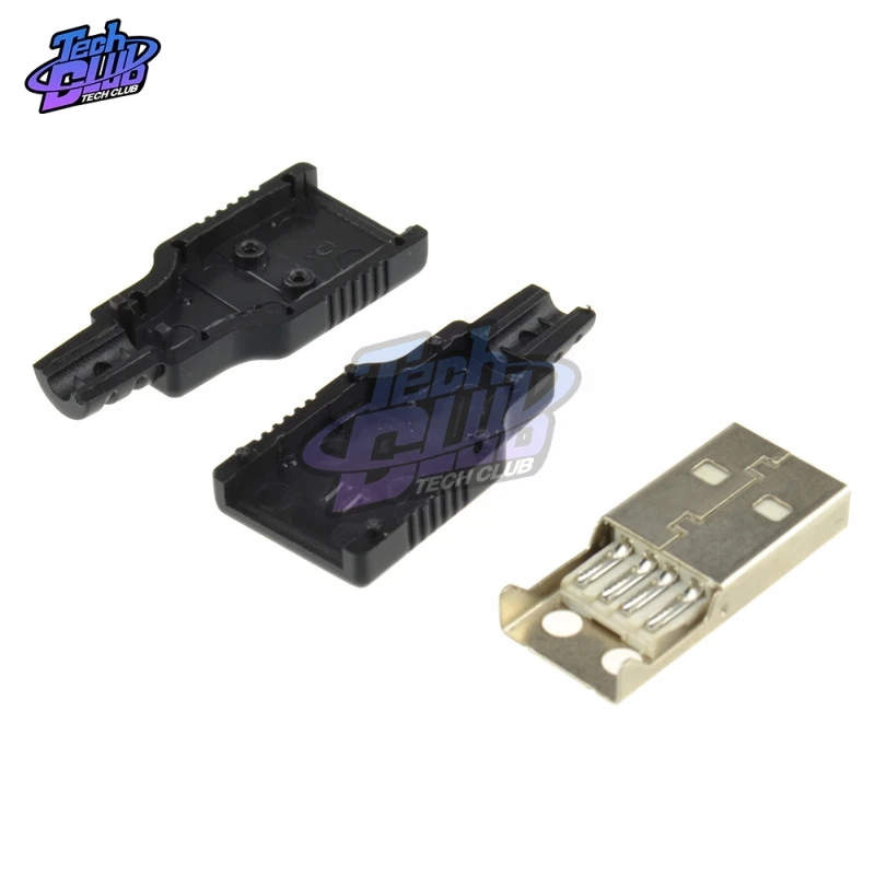 10 шт. 4 контактные разъемы USB 2 0 типа A папа|Детали и аксессуары для приборов| |