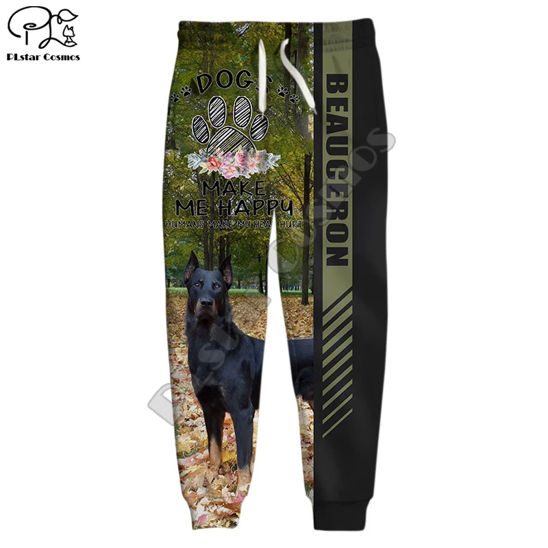 Милые забавные мужские/женские уличные брюки PLstar Cosmos с изображением животных