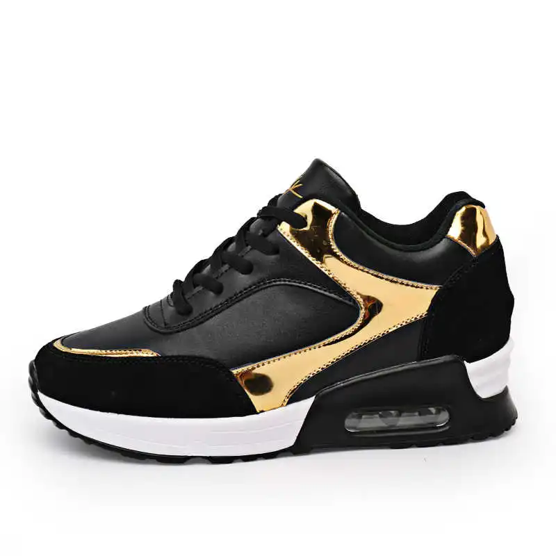 

2020 Fashion Women Casual Shoes Height Increasing Sneakers Women Glitter Sneakers Platform Walking Footwear zapatillas mujer