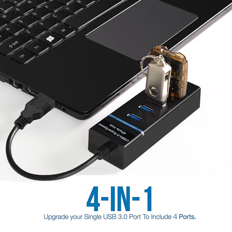 USB 3 0 концентратор мульти 1 Тип C 4 порта для MacBook Air Pro компьютера ПК ноутбука