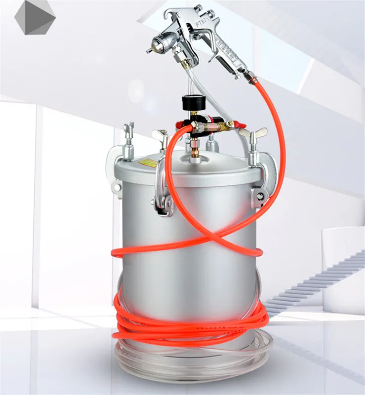 5L/10L краскопульт красочный пистолет-распылитель латексная краска давление баррель краска мраморный пистолет-распылитель