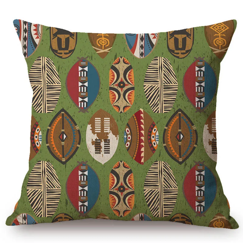 Древняя африканская Орда из хлопчатобумажной ткани с узором Чехлы для подушек