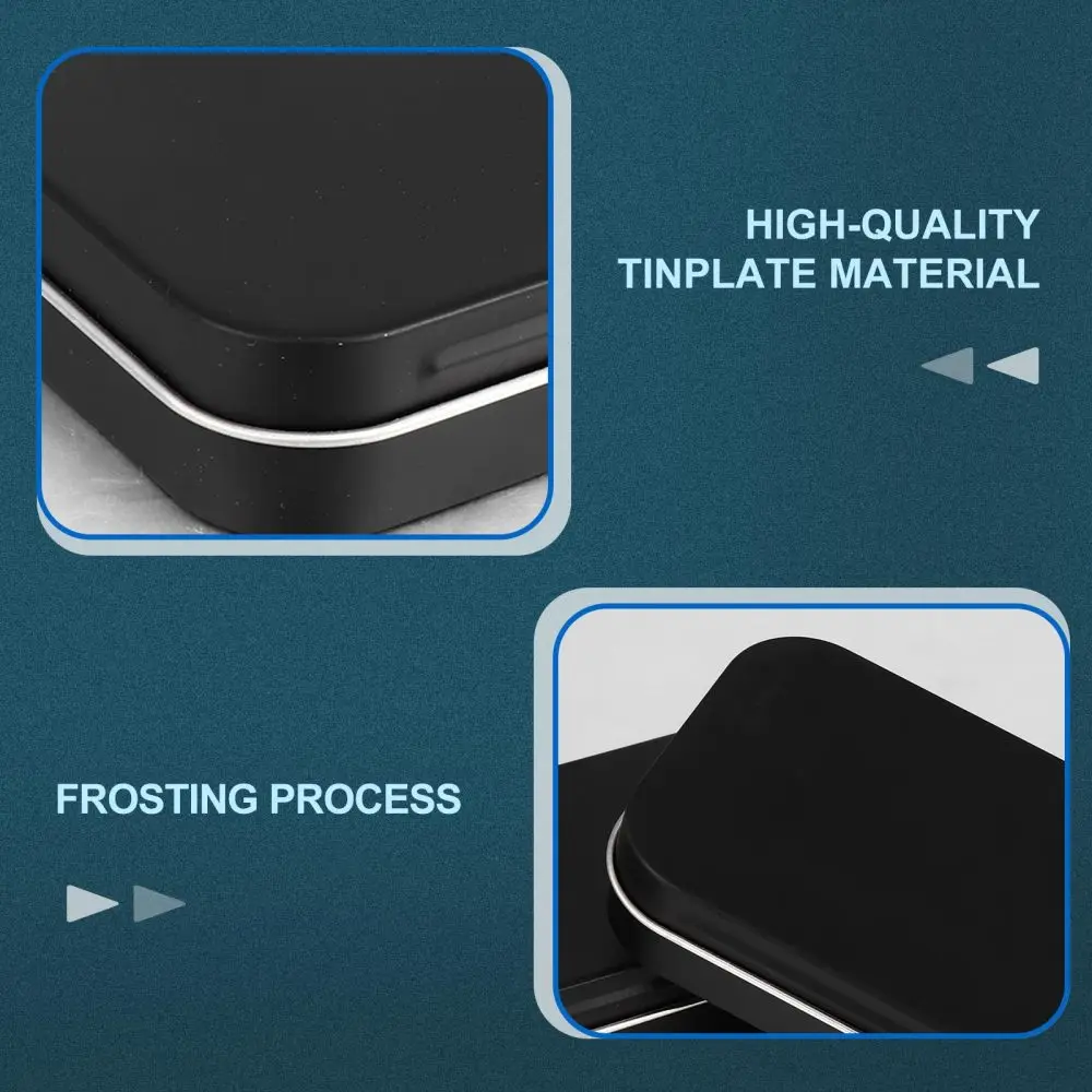 

1 Set 10Pcs Tinplate Storage Boxes Electronic Cigarette Throat Lozenge Cans