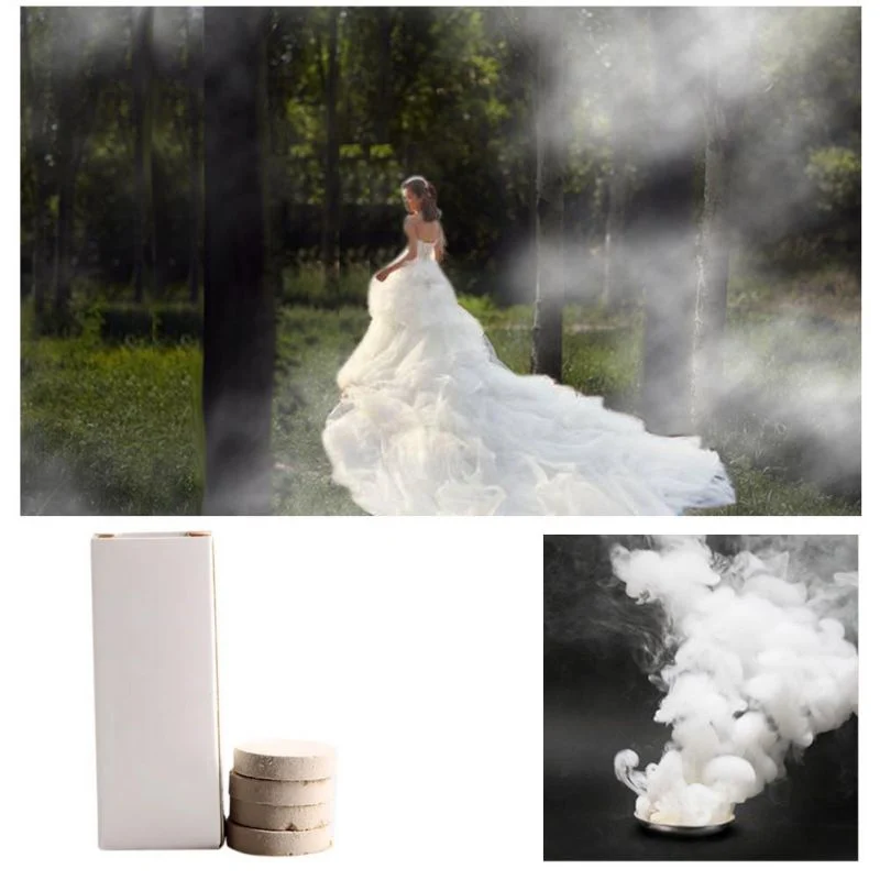 Party Supplie White Colorful Smoke Pills Combustion Smog Cake Effect Smoke Bomb Pills Portable Photography Prop Halloween Props images - 6