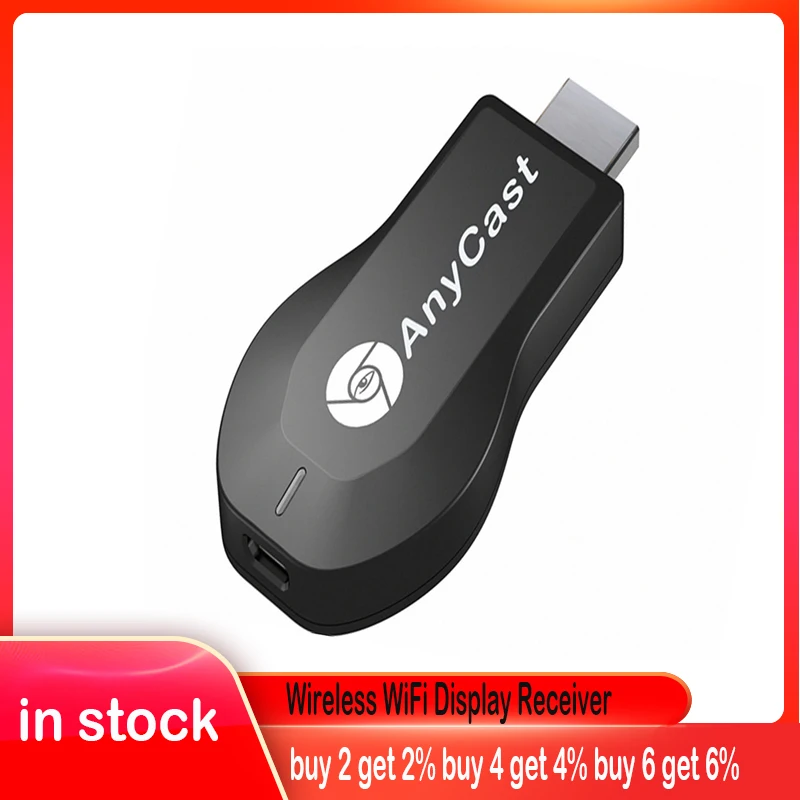 

1080P M2 Plus HDMI TV Stick Wifi Display TV Dongle Receiver Mirror Screen HDMI-compatible Android IOS Mirascreen Dongle