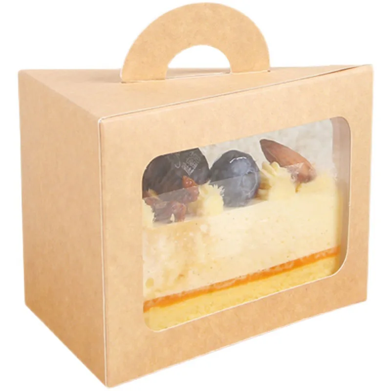 Portable Mousse Cake Carrier Box Birthday Party Decoration Cake Gift Boxes