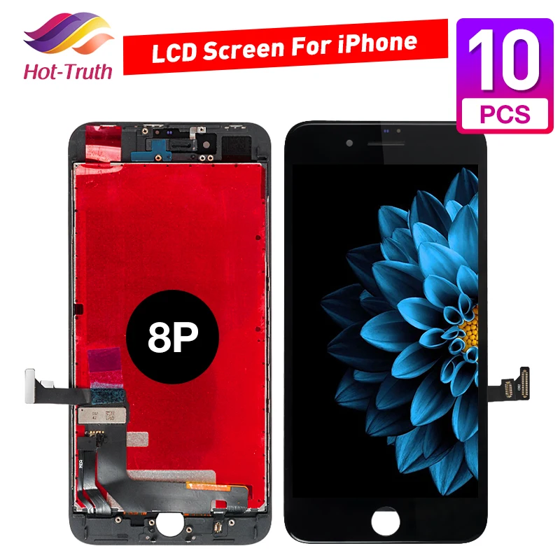 ЖК дисплей для iPhone 8 Plus P A1864 A1897 A1898 10 шт.|Экраны мобильных телефонов| |