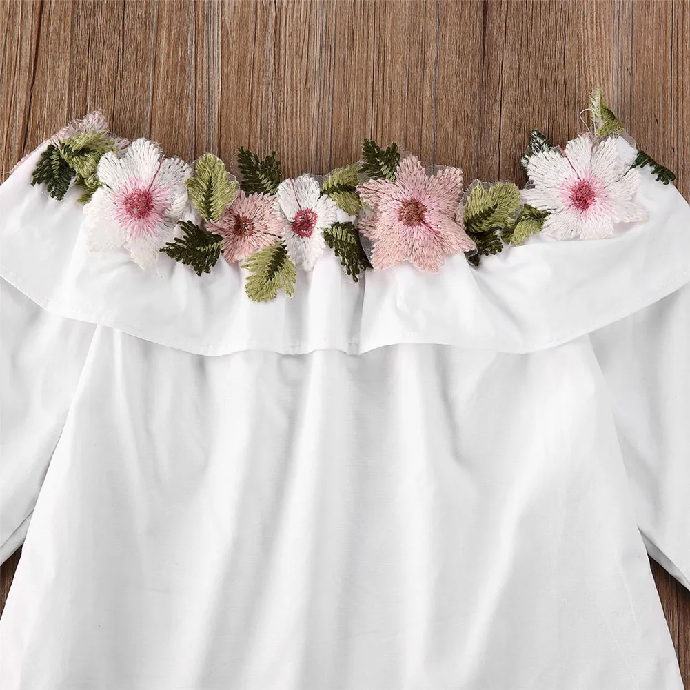 Эксклюзивная детская одежда коллекция 2020 года для маленьких девочек топ с