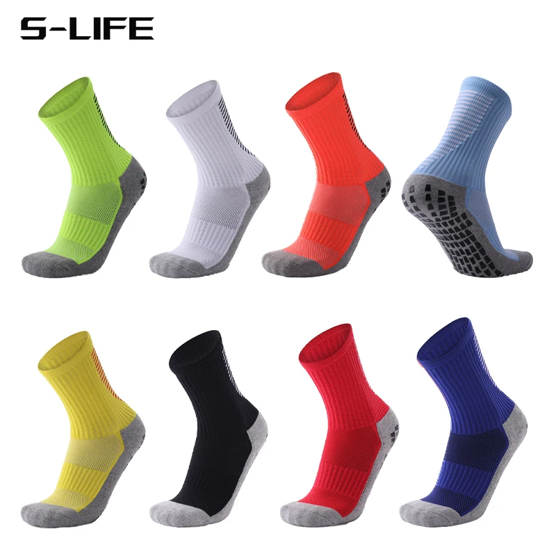 Хлопковые носки противогубные футбольные профессиональные Нескользящие