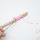 Деревянная защелка крючок для вязания крючком резак для пряжи инструмент для гобелен, ковер для рукоделия