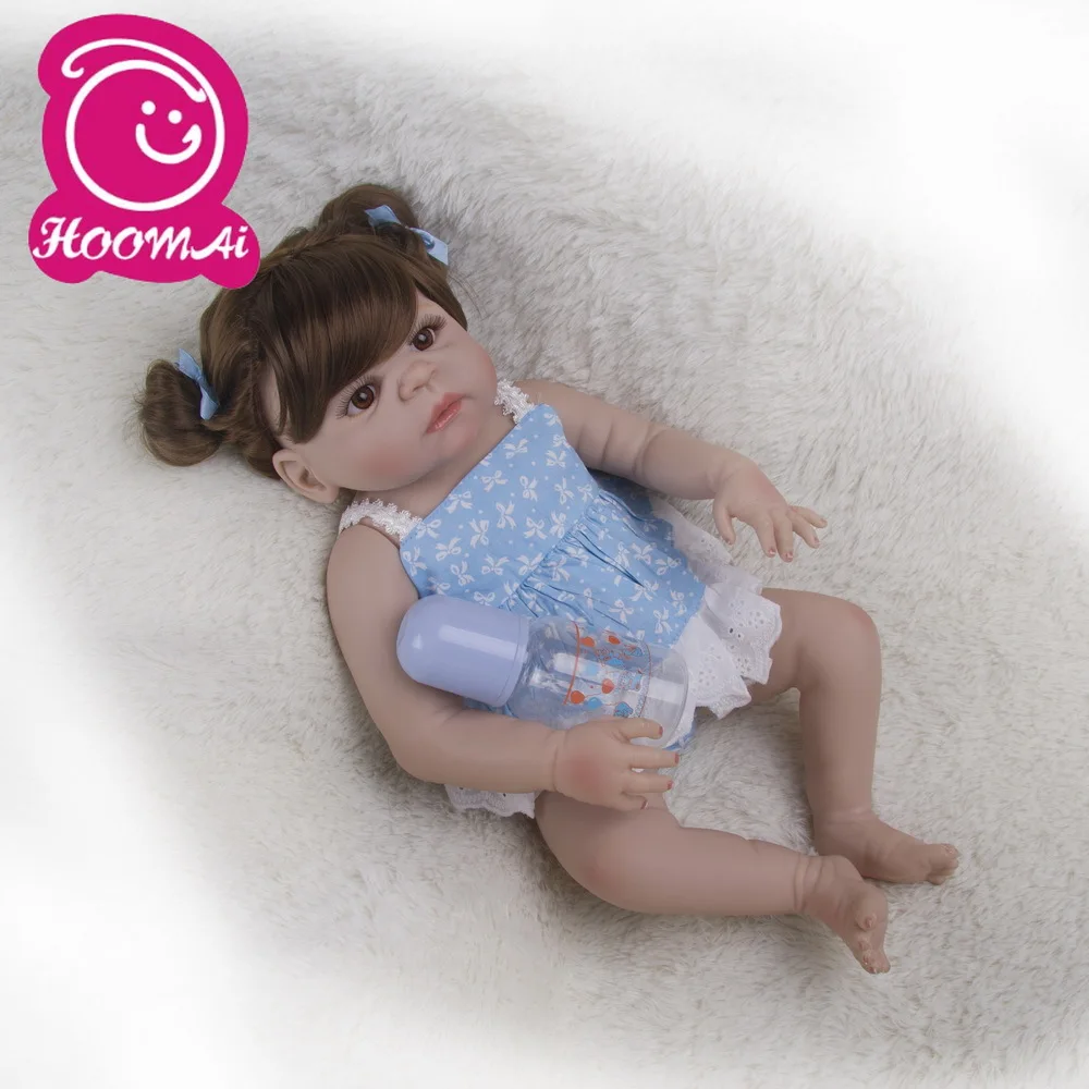 22 &quot55 см силиконовая кукла для новорожденных игрушки девочек дюйма подарок на