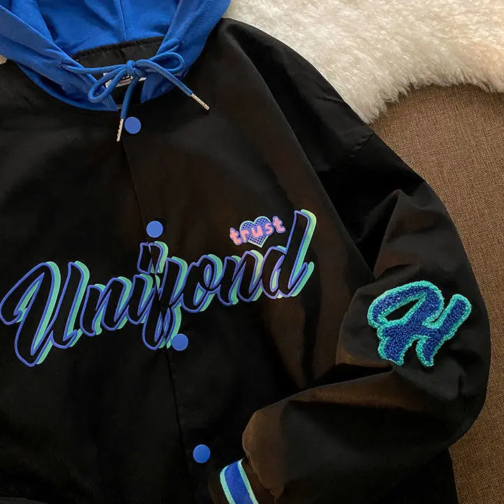 Фото Куртка-бомбер Женская бейсбольная Модный Анорак уличная одежда в стиле хип-хоп