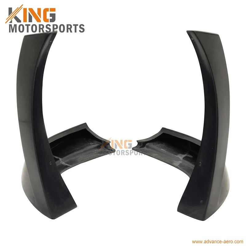 Подходит для 2010-2012 Ford Mustang V6 XE Style передний 2 шт бампер спойлер подбородка Splitter Bodykits