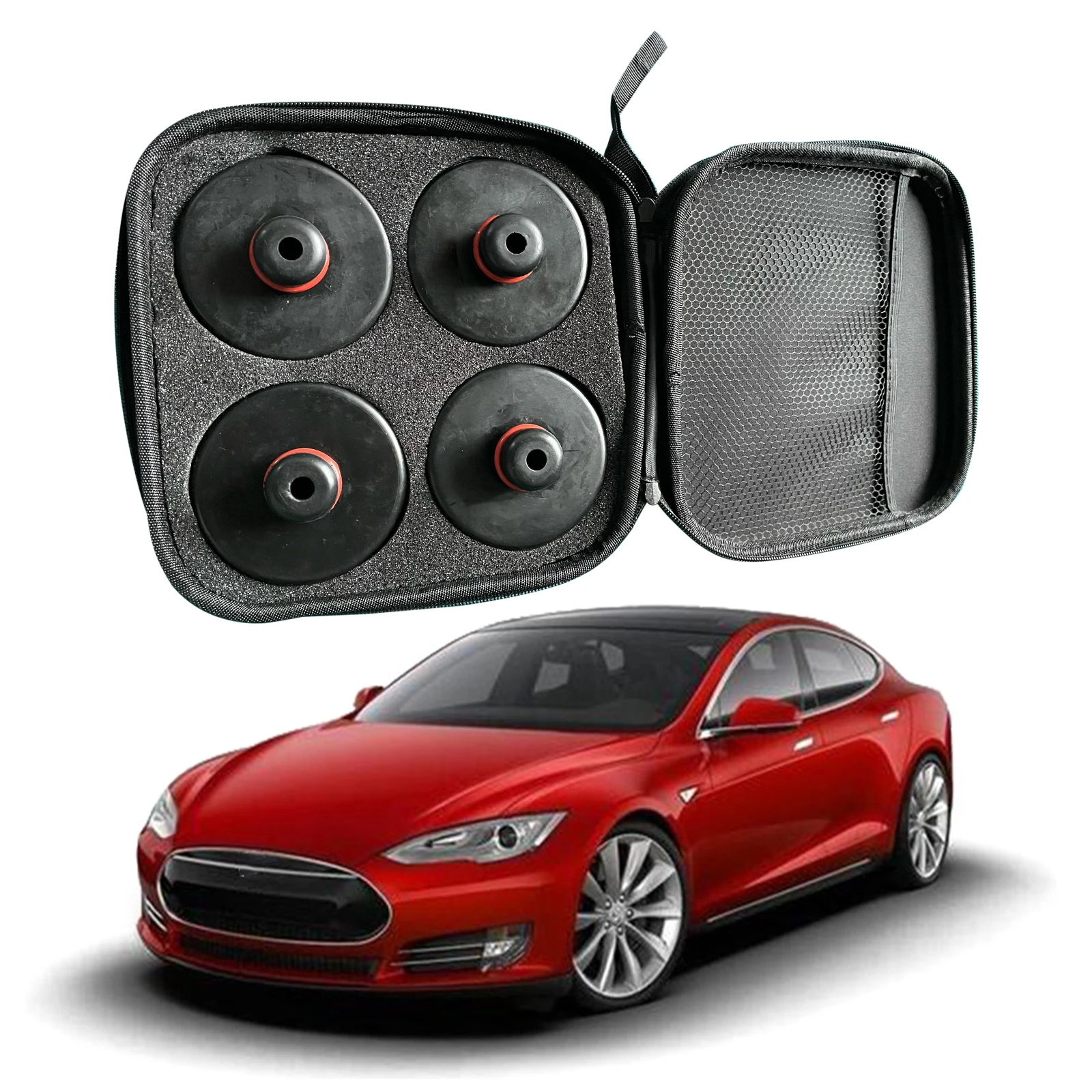 

4 шт., автомобильная резиновая подставка для инструментов Tesla Model X/S/3