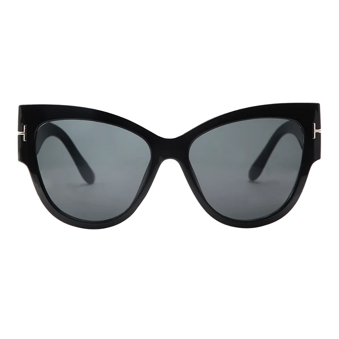 C6 Новые модные брендовые дизайнерские солнцезащитные очки Tom Cat Eye, Женские винтажные солнцезащитные очки с большой оправой UV400 - Цвет линз: C6