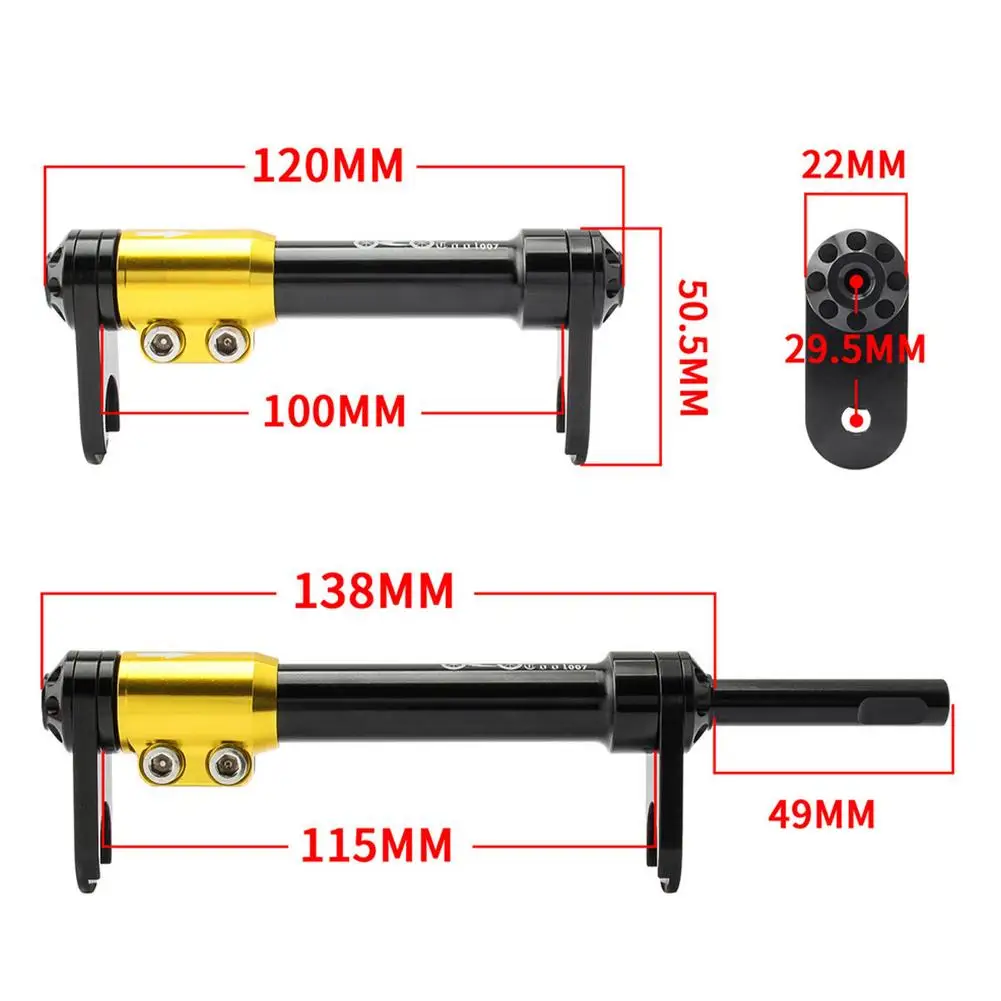

Bicycle Easy Wheel Bracket With Telescopic Rod Aluminum Alloy Folding Bike Easy Wheel For Cycling Folding Bikes Accessories