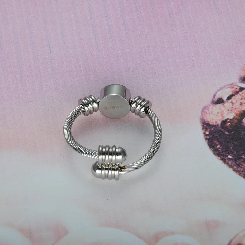 Христианский крест библейские проволочные кольца для молитвы серебряный цвет