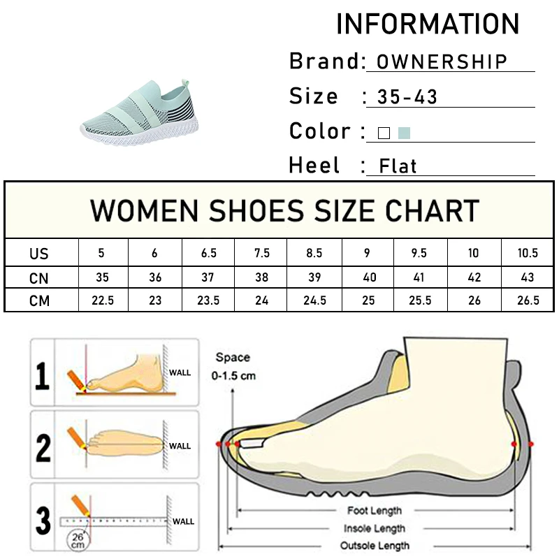 

Women Elastic Band Mesh Breathable Sneakers Woman Vulcanized Ladies Casaul Flats 2021 New Female Sport Shoes Plus Size Footwear