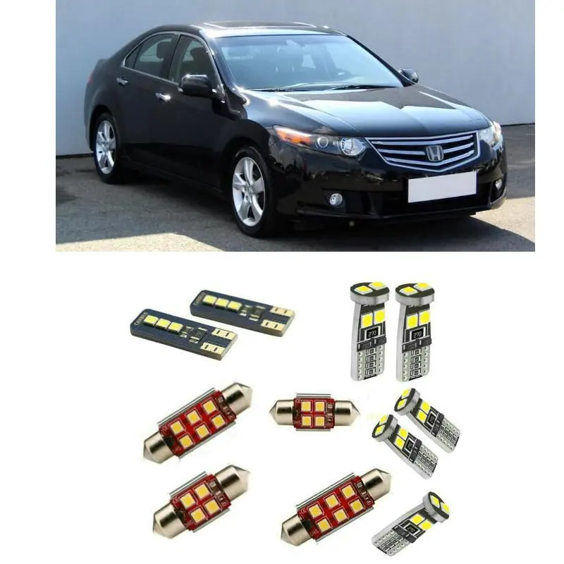 

Car Accessories Car Led Interior Light Kit For Honda Accord 8G 2008 - 2015 Error Free White 6000K Super Bright