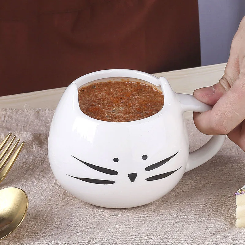 2019 Новый Керамика милый чашка в виде кошки и кружки Кофе Чай молока чашки с