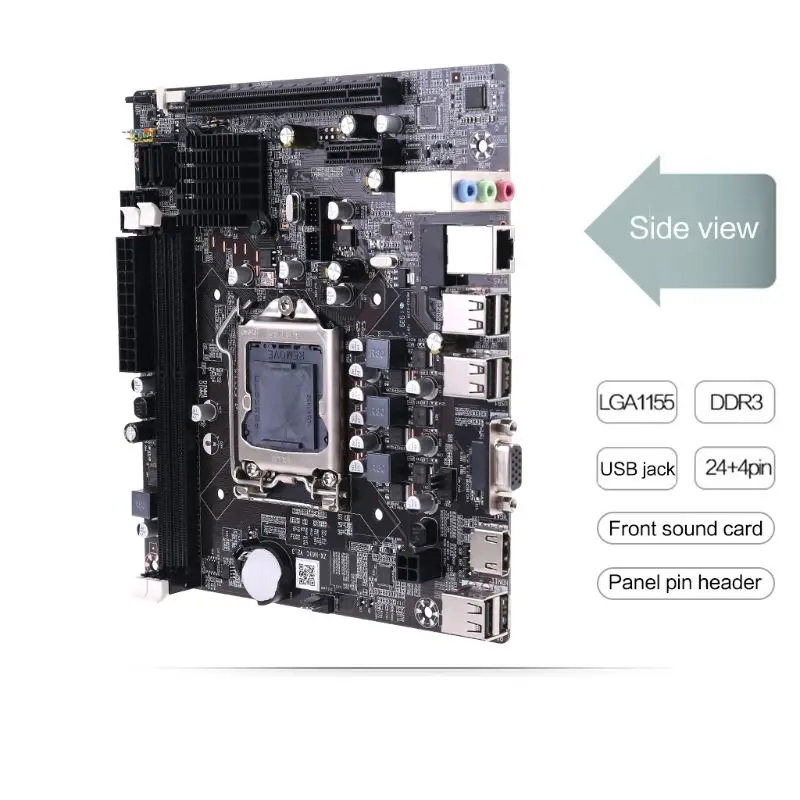 Новый P8H61 M LX3 плюс R2.0 рабочего Материнская плата H61 разъем LGA 1155 I3 I5 I7 DDR3 16G uATX UEFI BIOS