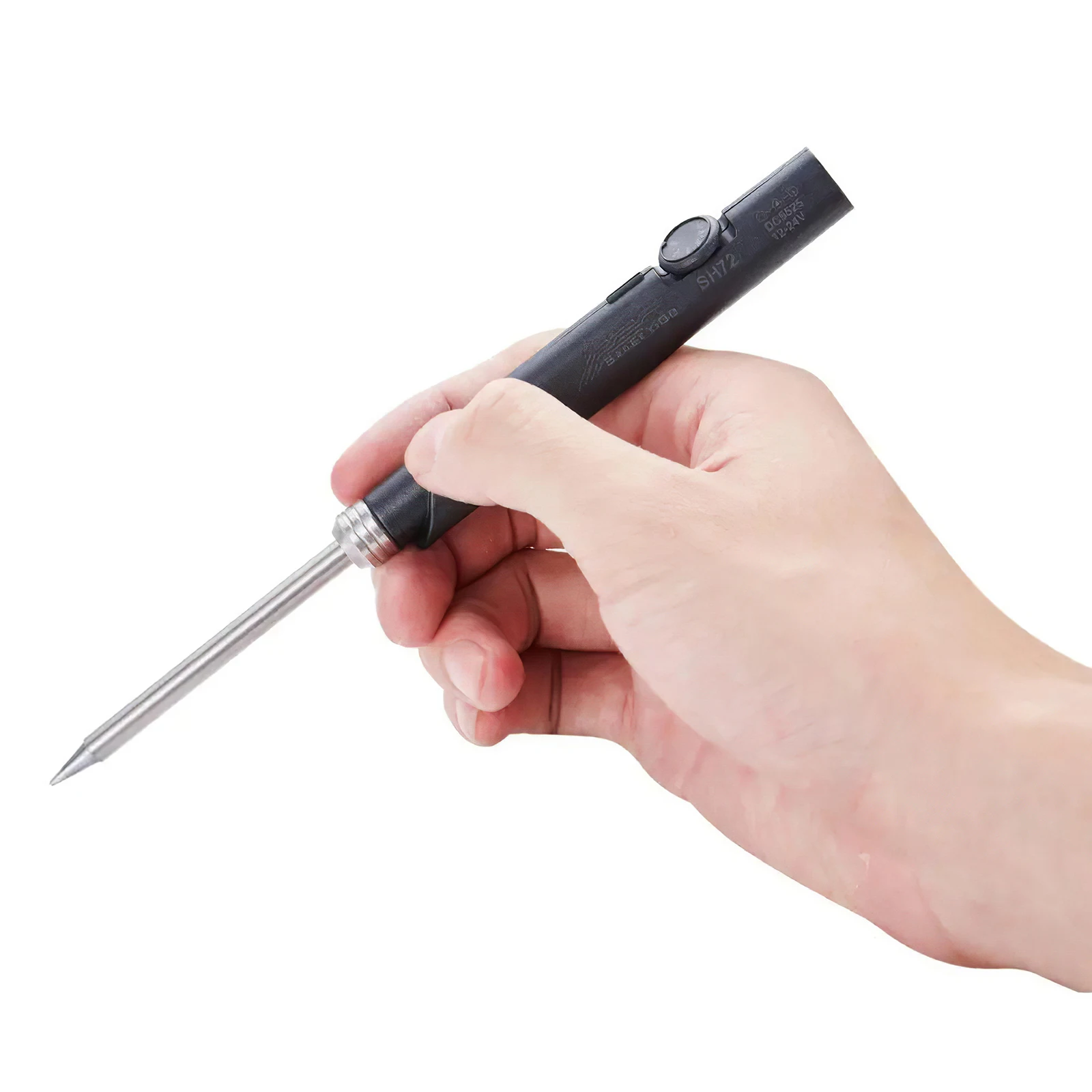 

Soldering Iron 65W Fast Heating Adjustable Temperature Portable Solder Welding Station DC Power Input With Anti Slip Handle