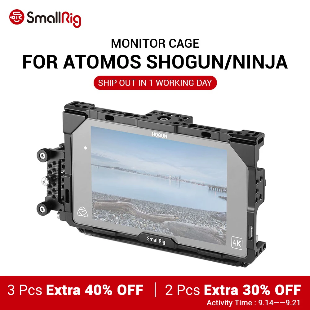 SmallRig dslr камера клетка для монитора атомоса Shogun и Ninja Assassin 7 &quot записывающий