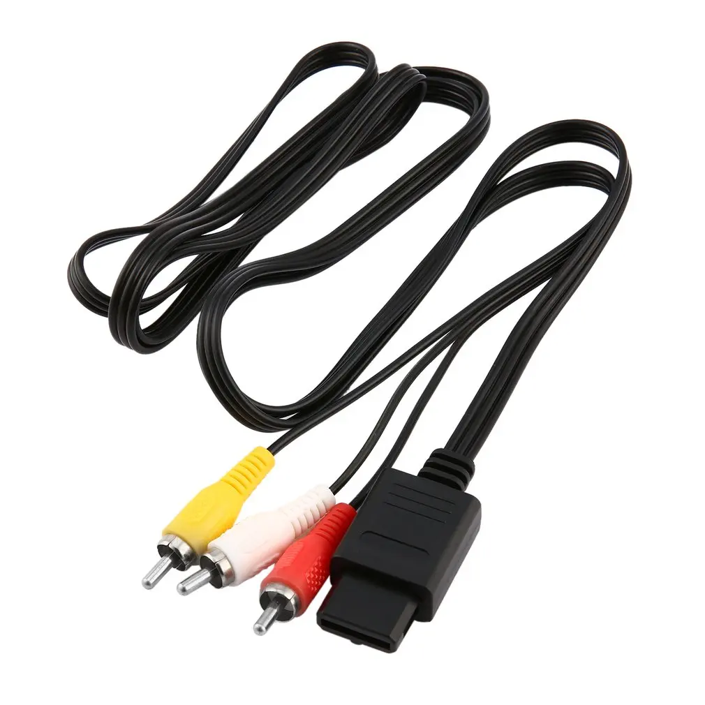 Для SNES Super NAND N64 GAMECUBE AV RCA Аудио Видео кабель ТВ-консоль