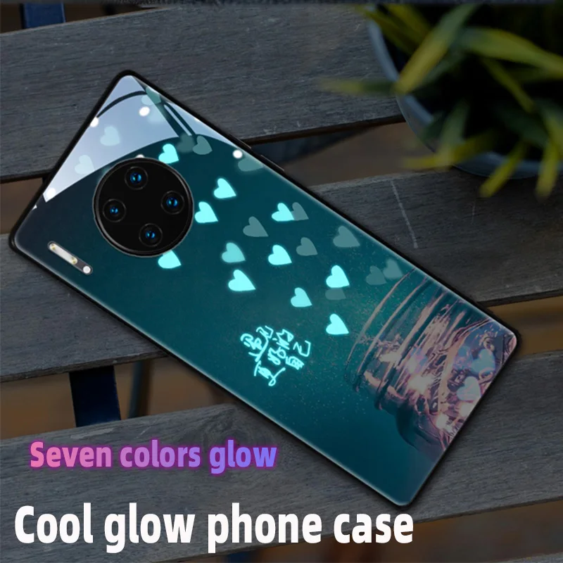 

Чехол для телефона Huawei Mate 30pro 20 30 20X Pro, Защитный Сетчатый красный уличный модный стеклянный чехол