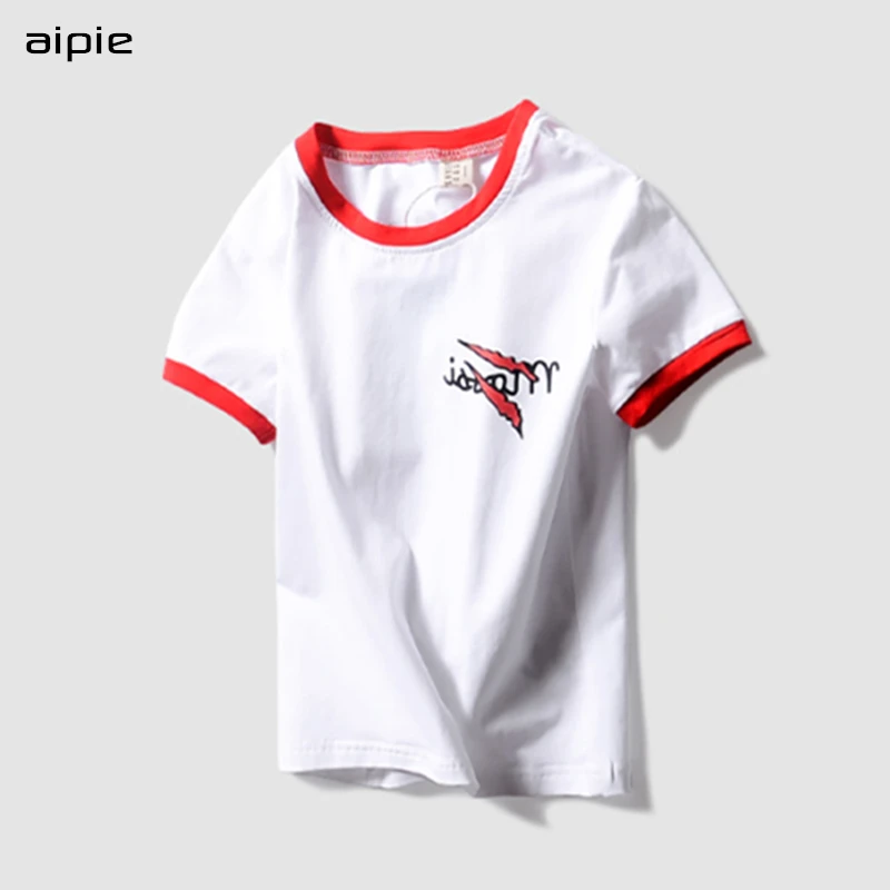 Летние детские футболки одежда для мальчиков в европейском и американском стиле