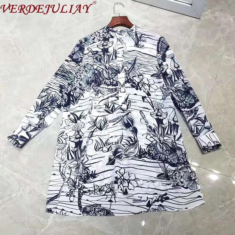 Блузка Женская длинная из чистого шелка весна 2020 | одежда