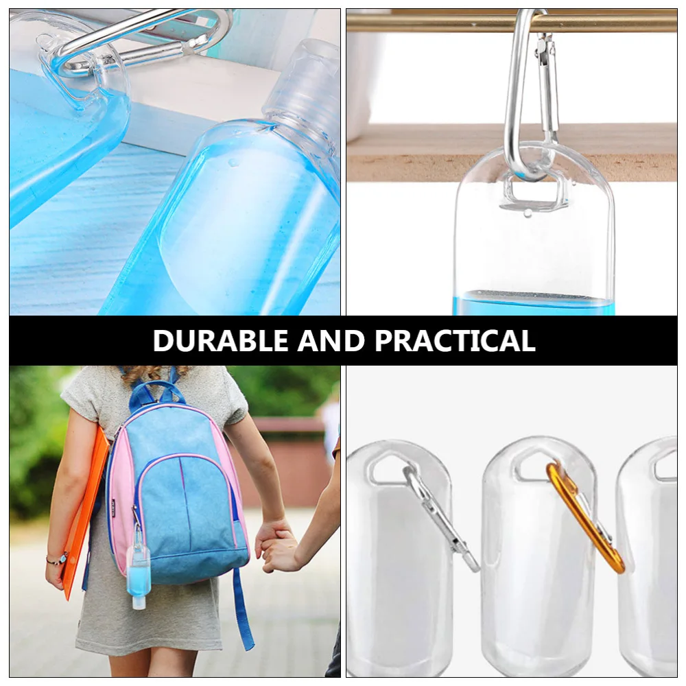 

12pcs 50ml Refillable Container Travel Hook Bottle Portable Subpackage Bottle