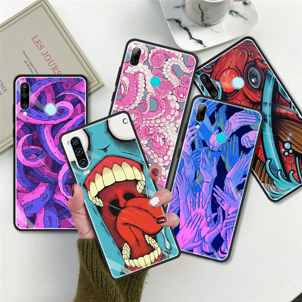 Чехол из закаленного стекла для Huawei P30 P40 P20 P10 Lite Pro Plus P Smart Z 2019 2020 2021|Бамперы| |