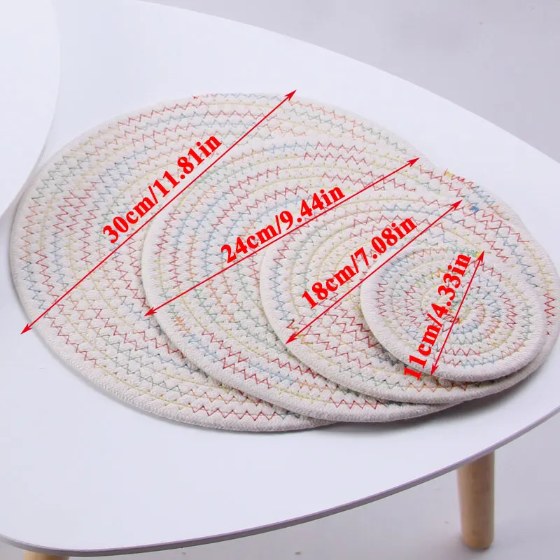 

Modern Coaster Anti Scald Heat Resistant Japanese Style Hand-made Table Padding Cup Mat Placemat Heat Insulation Coaster