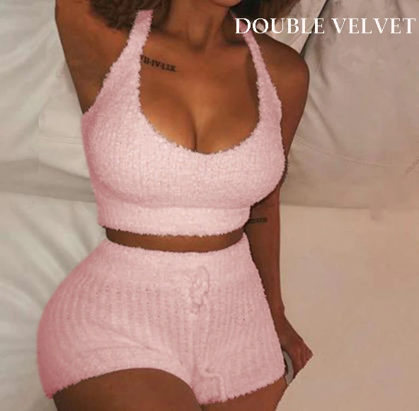 2020 летние сексуальные Клубные наряды прилегающие комплекты одежда для женщин 2