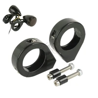 39mm turn signal mount bracket fork relocation clamps indicator models motorcycle sportster