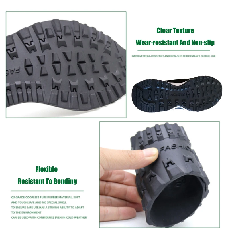 Rubber Shoe Sole Protector for Sneakers Outsole Shoe Repair Sole Replacement Patch Sports Shoes Anti-Slip Out Sole Mend Material
