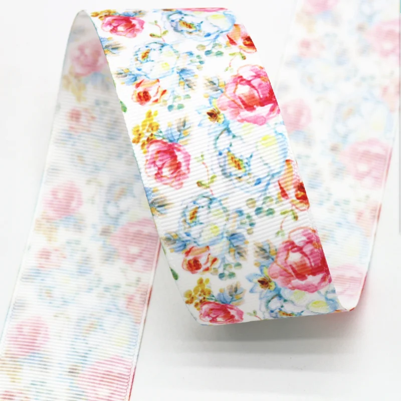 38mm10yards floral ribbon gift box package decoration bow rib | Ribbons