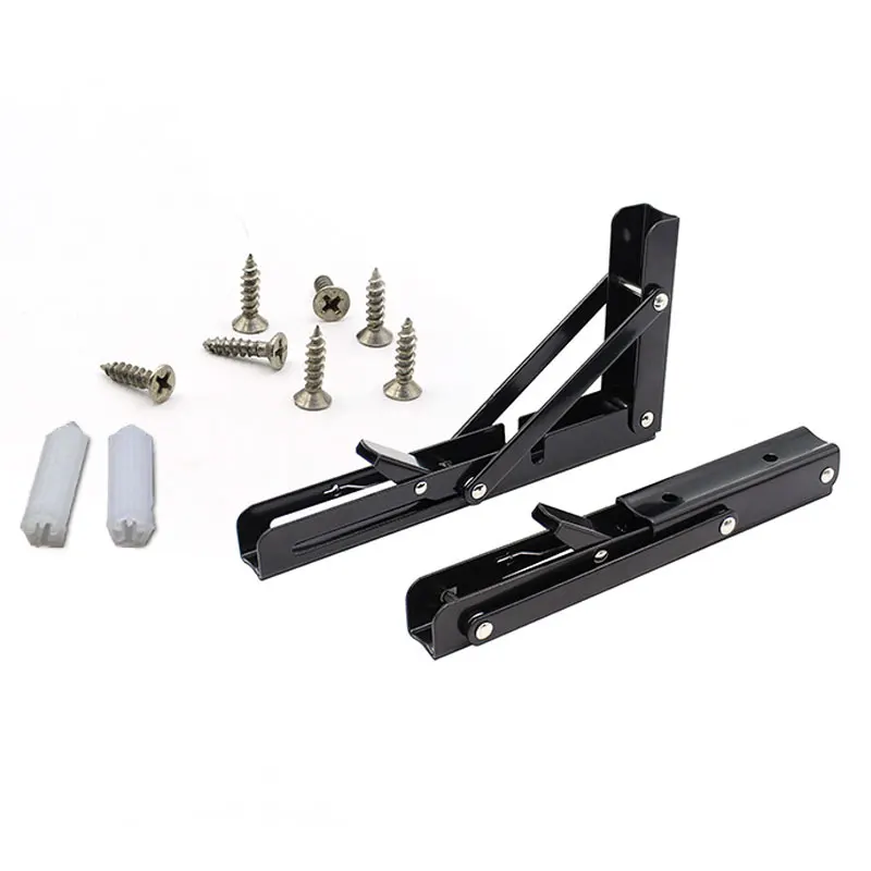 Solid Color Stainless Steel Strong Triangle Bracket Folding Wall Shelf Support Frame Hardware Accessory | Обустройство дома