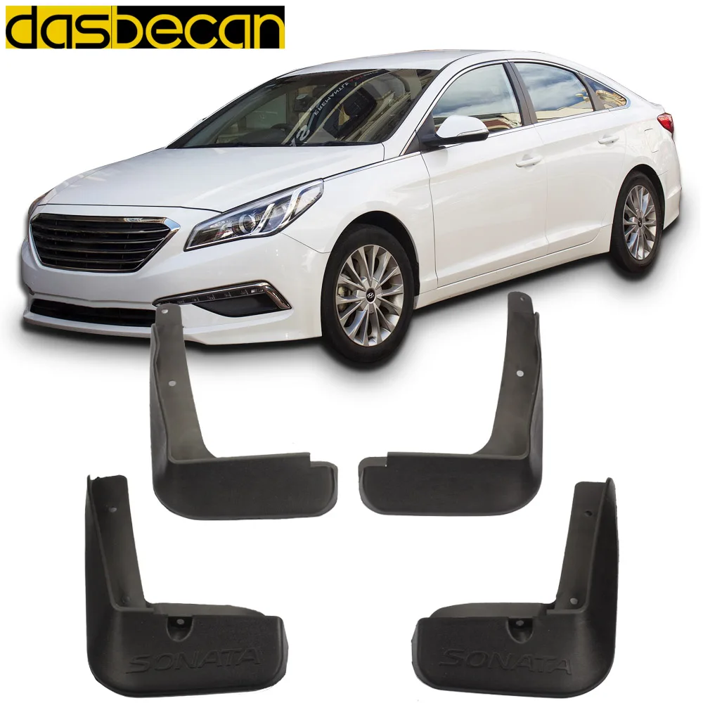 

Автомобильные карбоновые Брызговики, 4 шт., для Hyundai Sonata 2014-2016