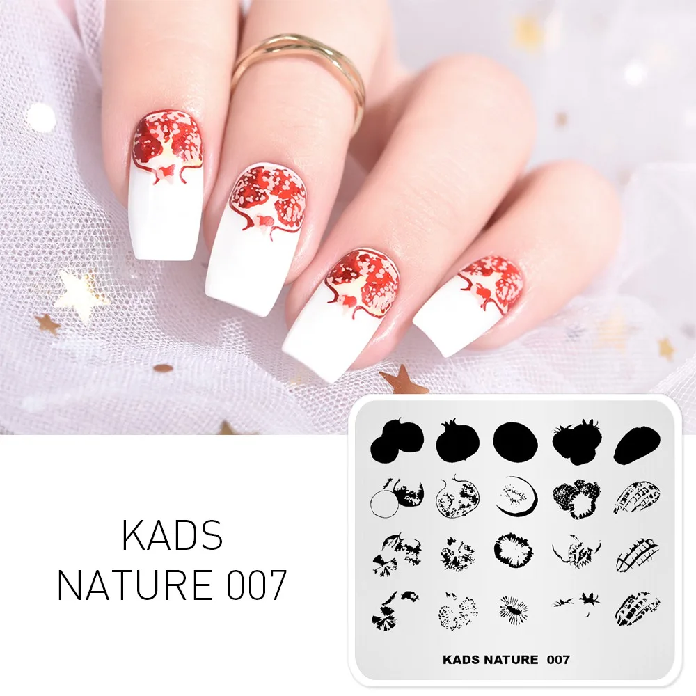 Nature 007 Rolabling 20 дизайн штамповки пластины вариант 1 шт. небо Природа Путешествия китайский океан моды серии Маникюр DIY для штамп для ногтей искусство - Цвет: Nature 007