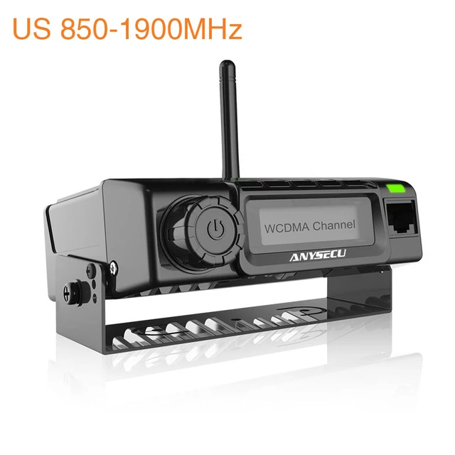 US850-1900MHz ANYSECU 3g сеть радио 3g-w1 с gps WCDMA GSM автомобиль двухстороннее радио работает с реальным-ptt - Цвет: US850-1900MHz
