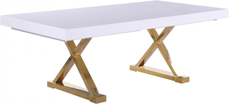 

New arrived Living room dining table small table rectangular marble top dining table home furniture dinning table 6 seater X leg