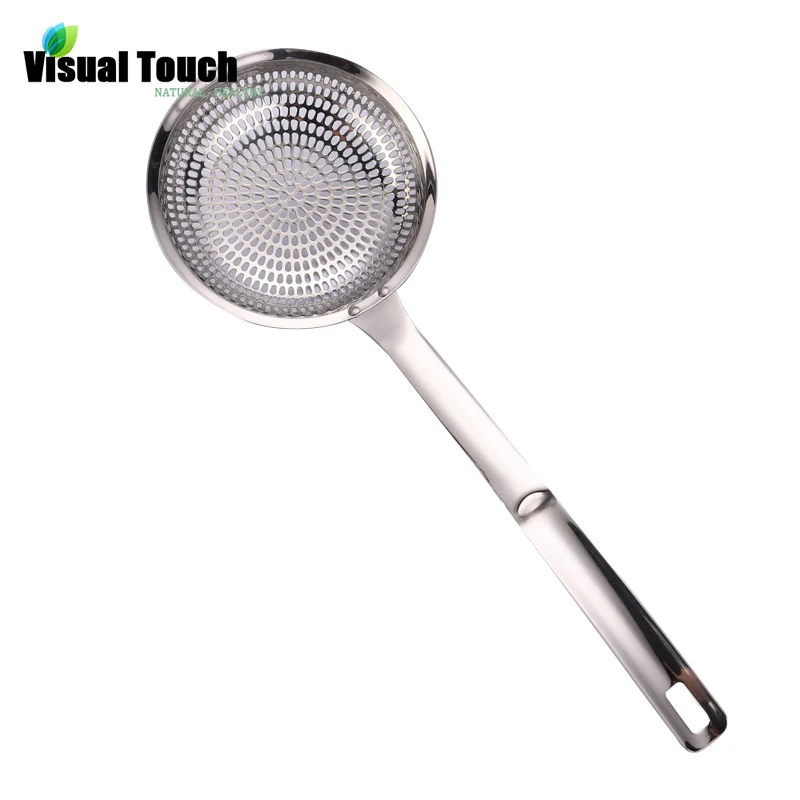 

Visual Touch Multi-functional Filter Spoon Stainless Steel Fine Mesh Wire Oil Strainer Fried Food Net Kitchen Cook Tools Home