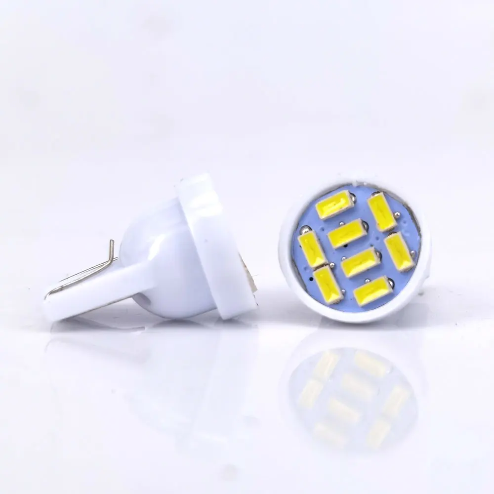 100 шт. Акция Led T10 8 Smd 3014 светодиодов 8SMD автомобильный светильник 194 168 192 W5W Авто