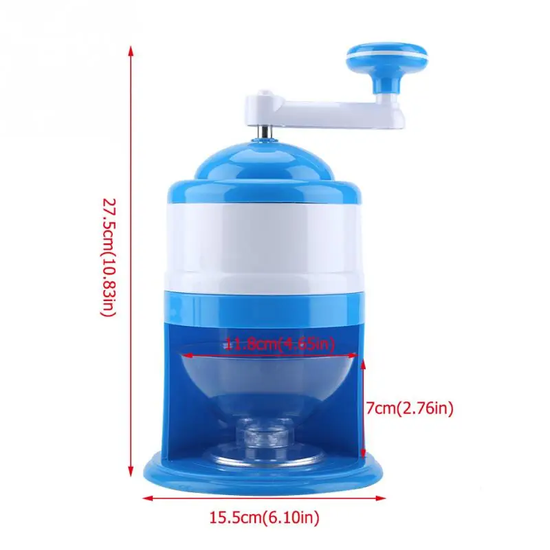 

Manual Ice Crusher Hand Crank Manual Ice Crusher Shaver Snow Cone Smoothie Ice Block Making Machine Ice Shaver Ice slush Maker