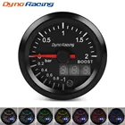 Dynoracing 2 ''УФ-фильтр 52 мм с двойной Дисплей 2BAR Turbo Boost 7 видов цветов Led метр с шаговый двигатель автомобиля метр BX101496