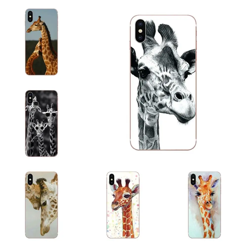 Натуральная красота Африки Жирафы Топ подробный популярный TPU прозрачный для HTC