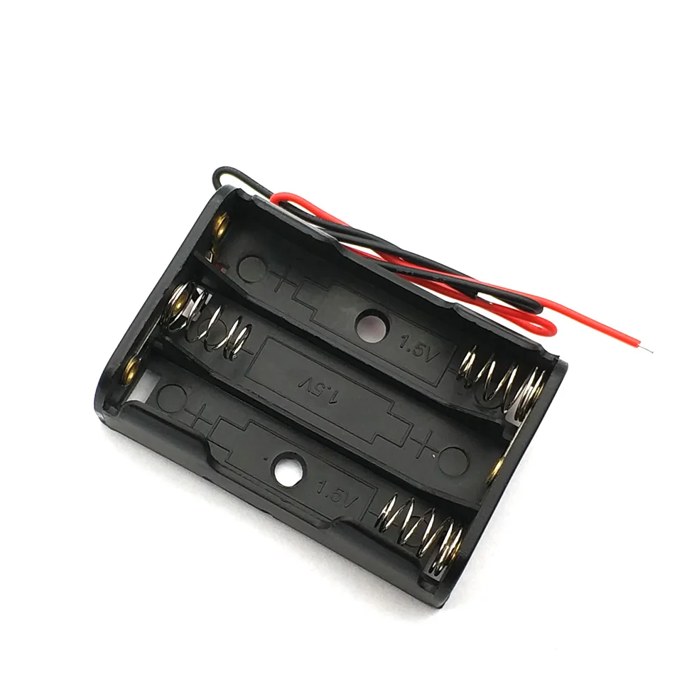 5 шт. 3 x AAA Батарея Коробка Чехол Держатель с проводами чехол подключения припоя 4 V|