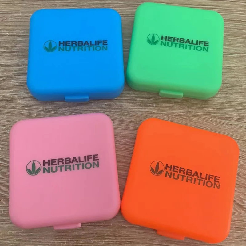 Herbalife маленький портативный чехол для таблеток с четырьмя отделениями